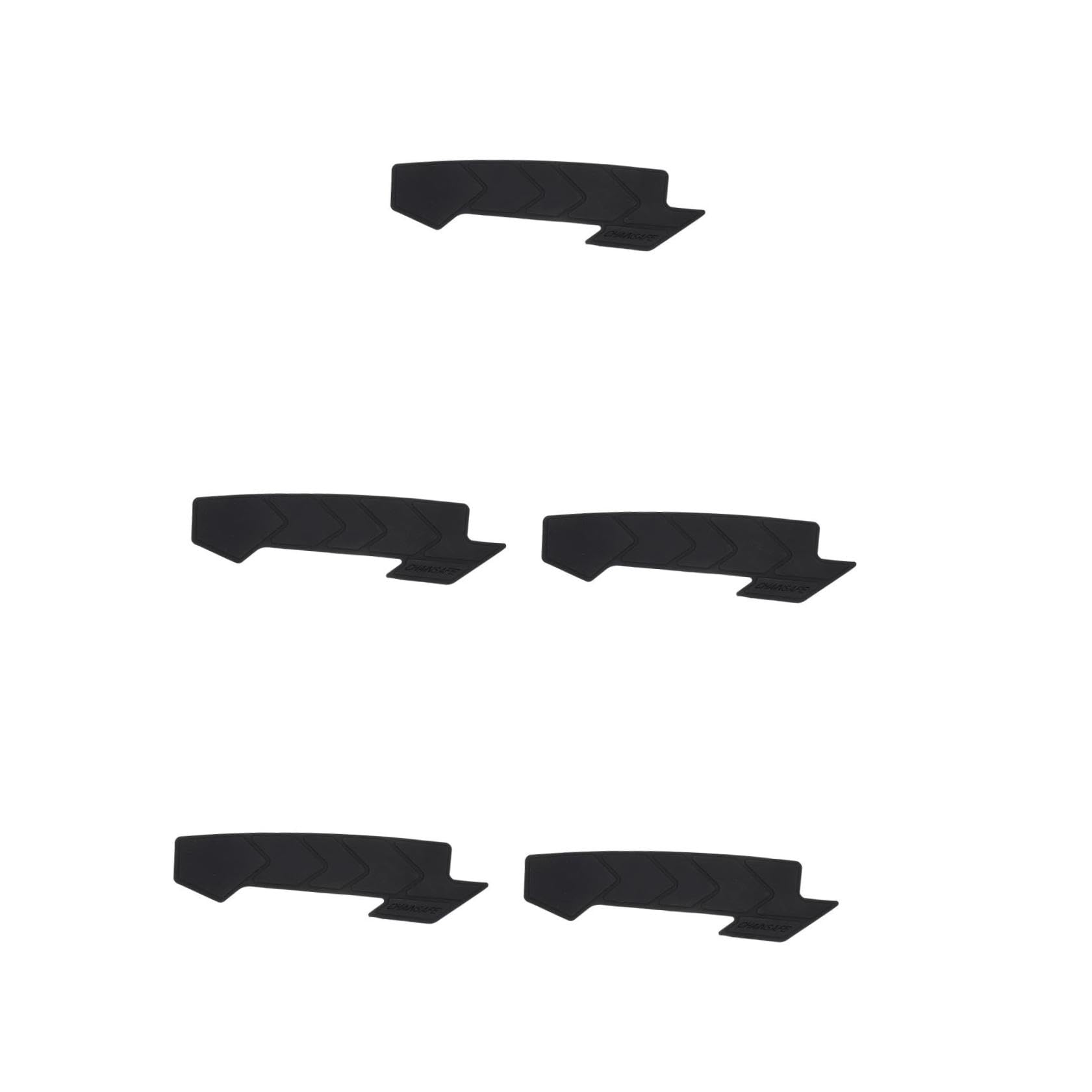 YARNOW 5pezzi Protezione per Silicone Paracatena per Mountain Bike e Biciclette Resistente e Facile Installare
