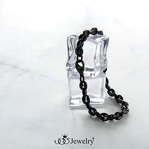 Pulsera Unisex 555Jewelry Acero Inoxidable Café miniatura 5