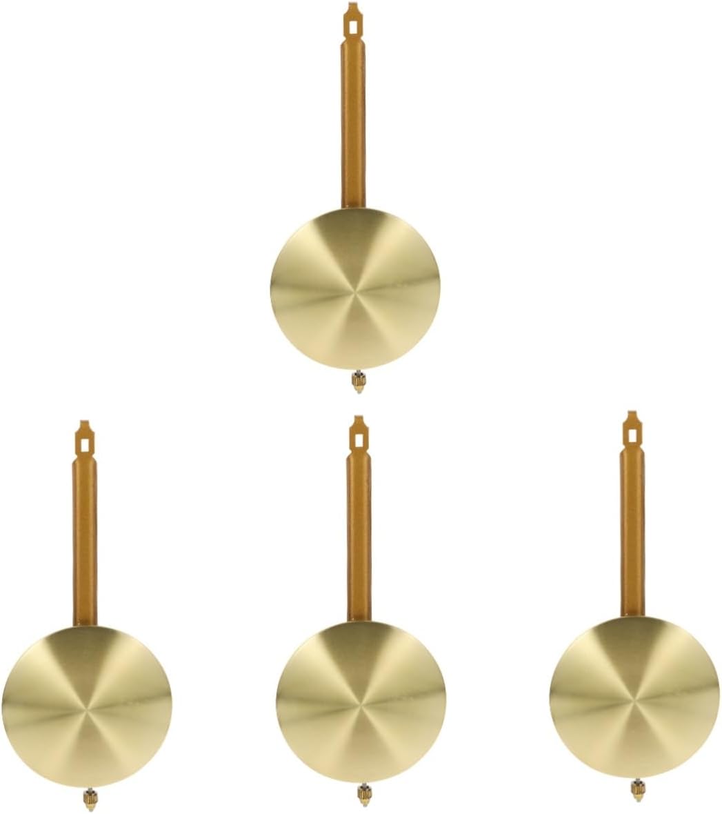 Gadpiparty 4pcs Professional Wall Clock Mechanism Part Metal Pendulum DIY Decor Accessory