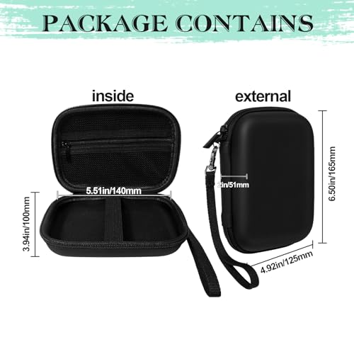 Image of Teyomi Case Compatible with NELKO P21, for NIIMBOT D110, for JADENS D110 Label Maker, Hard Shell Storage Bag-Black (Box Only)