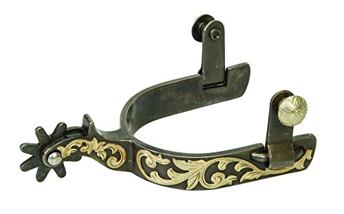 Weaver Leather Ladies' Floral Accents Spurs with Replaceable Rowels