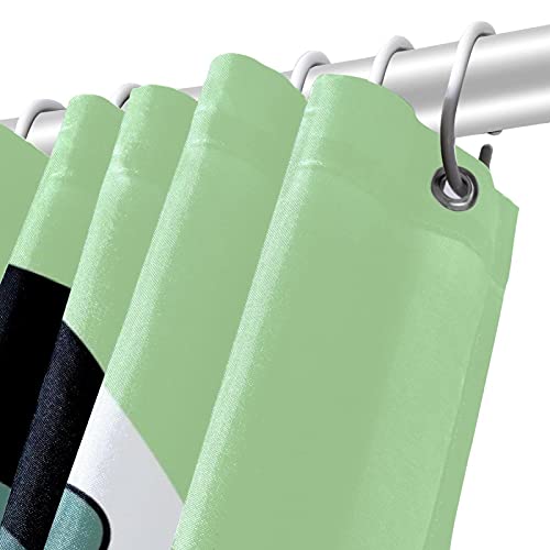 Rideaux de douche sans odeur anti-éclaboussures motif chien