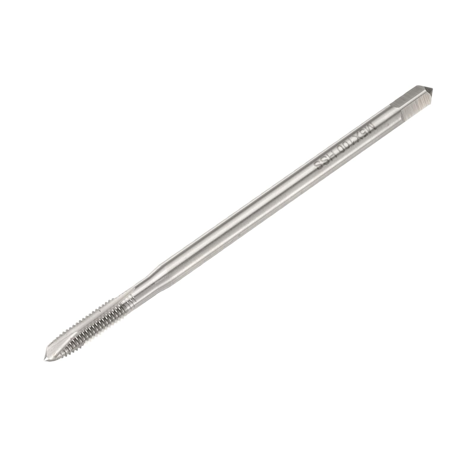 QUARKZMAN Maschio per filettatura a spirale metrica M5 x 0.8 H2, 100mm (4") Maschio per filettatura extra lungo, Utensile per filettatura a vite, Punte per filettatura a macchina