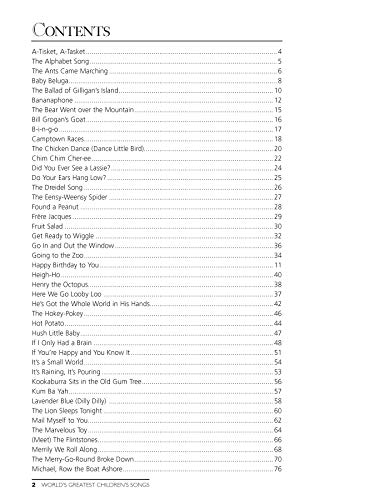 World's Greatest Children's Songs: 87 of the World's Most Popular and Best Loved Traditional and Contemporary Children's Songs - Image 3