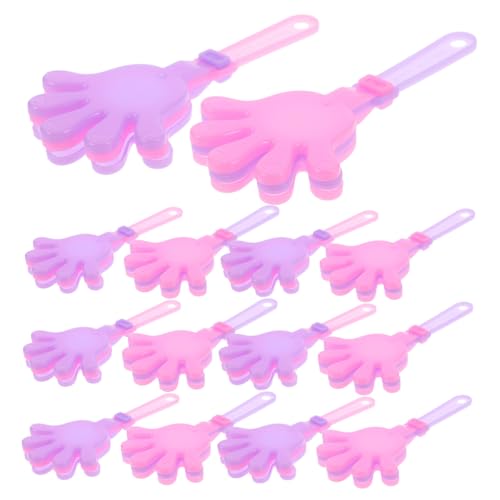 UPKOCH 60 Matracas De Plástico Para Fiestas Pequeñas Para Aplaudir Para Eventos Deportivos Color Violeta