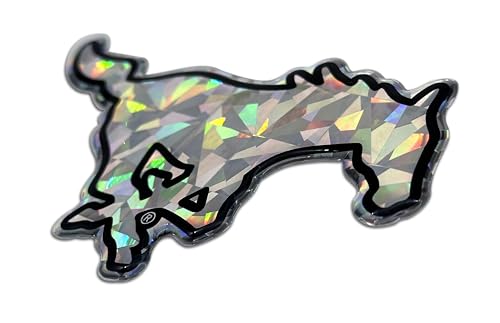 Image of Elektroplate Officially Licensed SMU Mustangs Silver Reflective Decal | Premium 3D Doming All Weather Sticker for Car, Water Bottle, Laptop, Tablet, Window, Cooler, Toolbox, Phone | Made in the USA