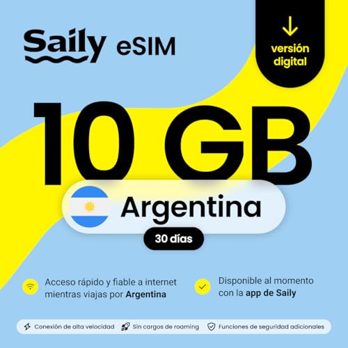 eSIM para Argentina de 10 GB: viaja conectado 30 días con total seguridad digital