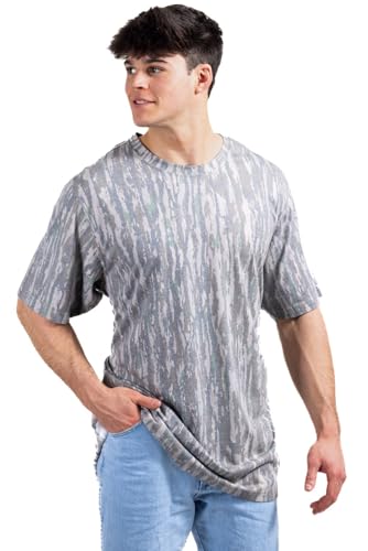 Realtree Faded Camo Jersey Knit Tri-Blend Ultra Soft Crew Neck Shirt - Limited Edition2