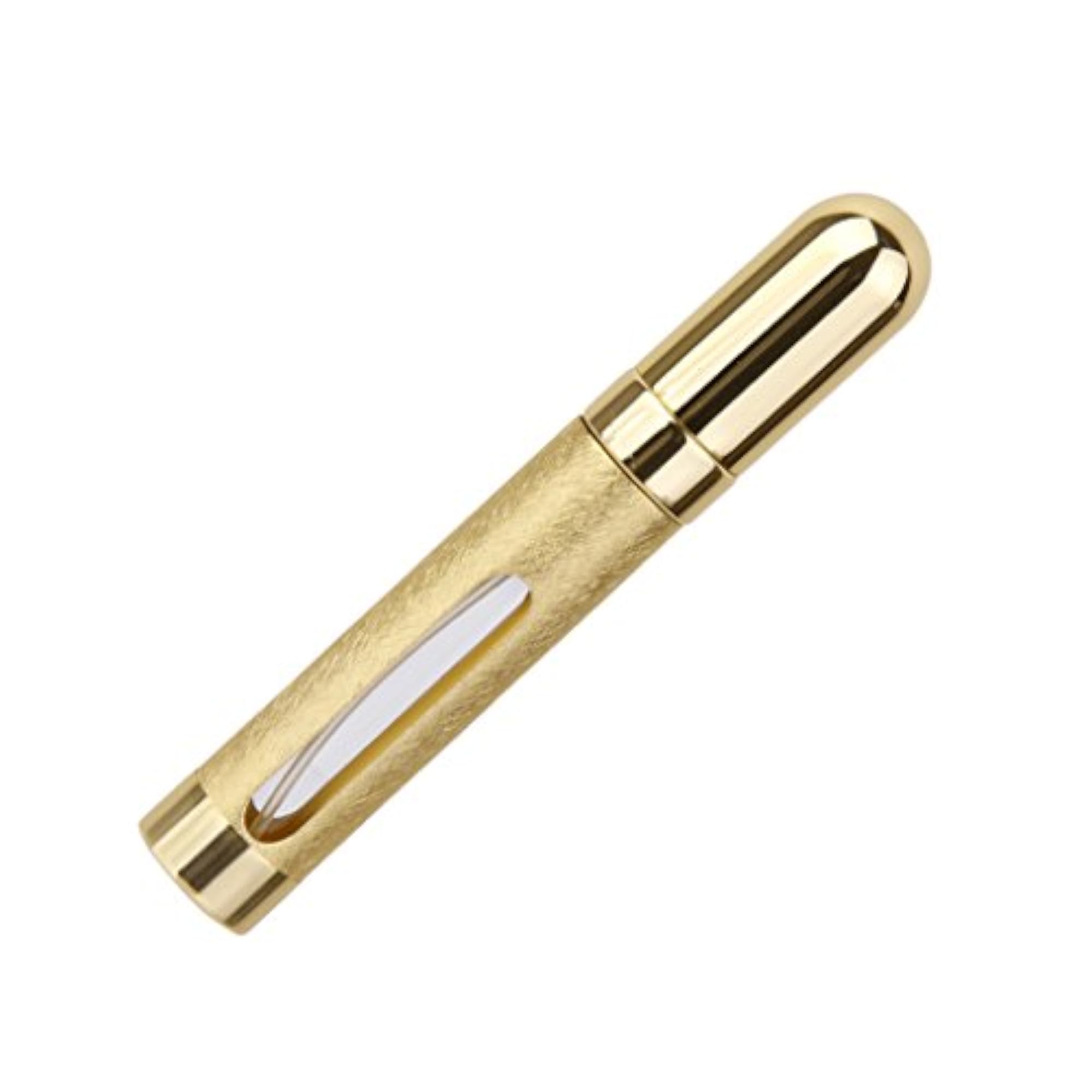 5pcs Refillable Perfume Pump Atomizer Spray Bottles - Gold