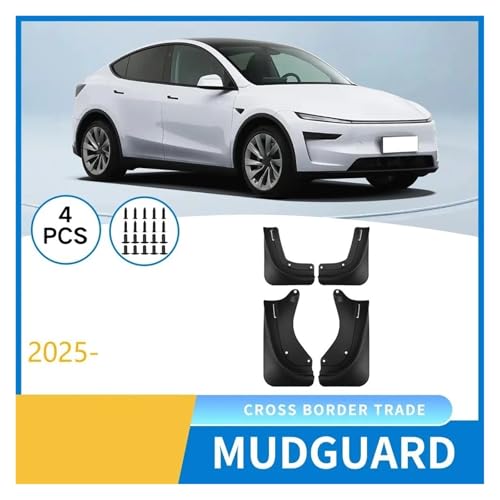 Guardabarros para Tesla Model Y 2025: accesorios de protección contra salpicaduras 2