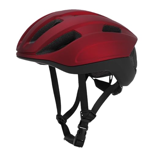 Casco de ciclismo ajustable XUMIUZIY ligero con forro extraíble para montaña color rojo 3