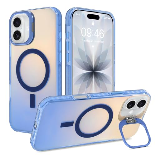 Coque iPhone 17 avec support et paillettes esthétiques pour femmes et filles