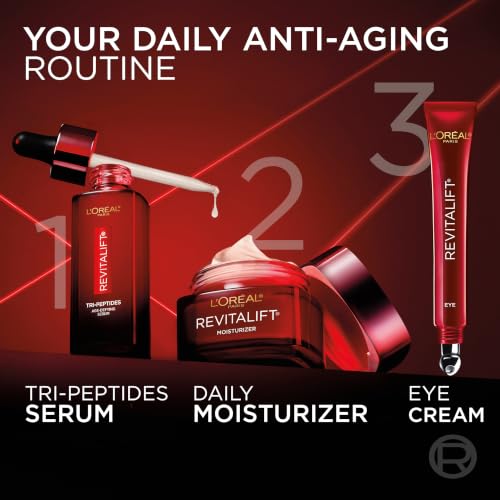 L'Oreal Paris Revitalift Triple Power Anti-Aging Eye Cream, Pro Retinol, Hyaluronic Acid & Vitamin C, Reduce Wrinkles & Puffiness 0.5 fl. oz. - image 9