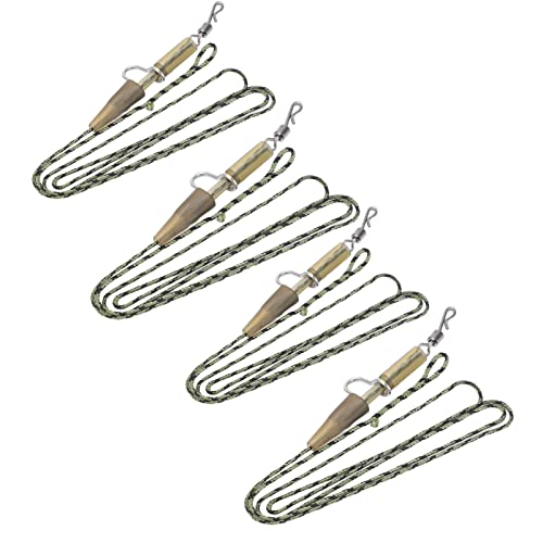 Kit de líderes para pesca de carpa, 4 piezas miniatura 5