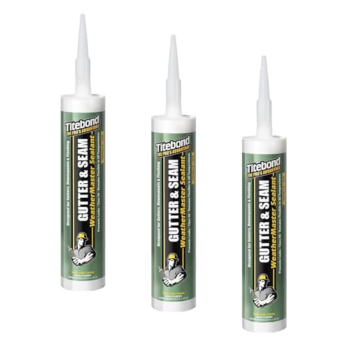 Image of Titebond 9.5 Oz. WeatherMaster Gutter & Seam Sealant 7321 - White (Pack of 3)
