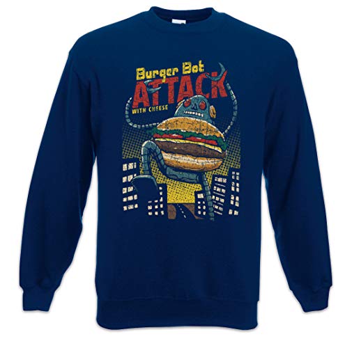 Sweatshirt Burger Bot Attack Urban Backwoods pullover confortable pour homme