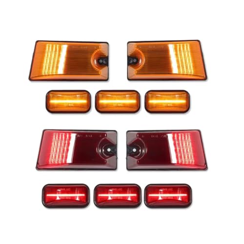 Jeu de feux position toit voiture ambre rouge pour Hummer H2 10pc