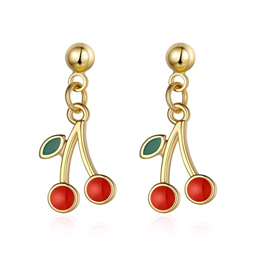 Boucle d'oreille cerise pour illuminer vos tenues d'été