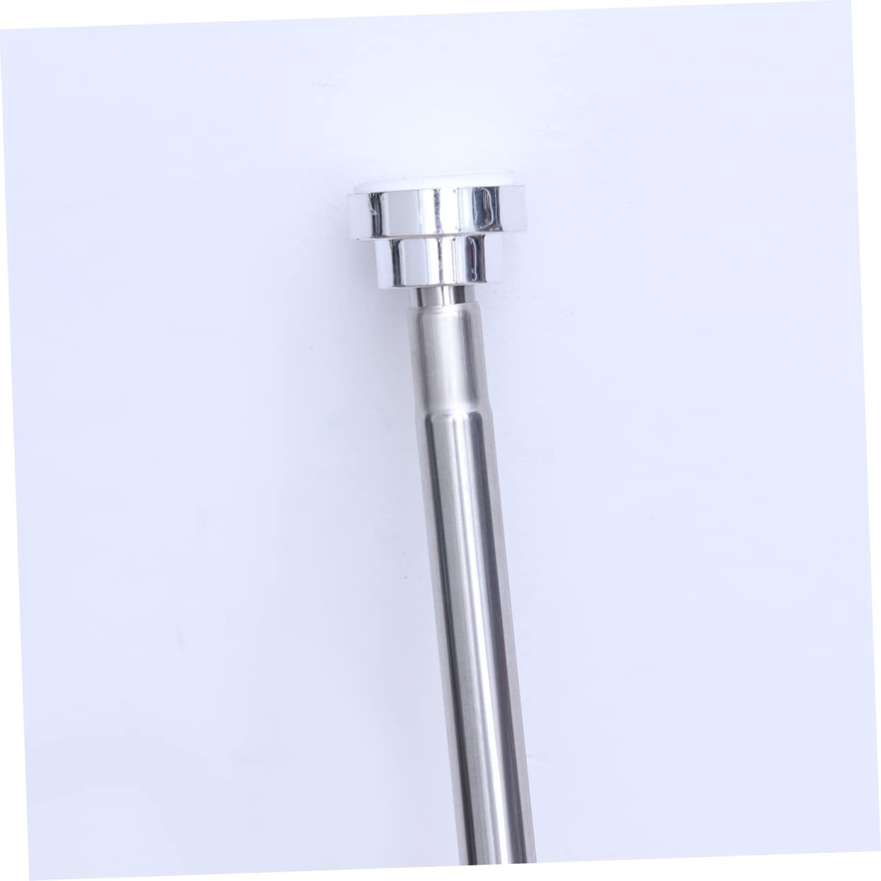 Adjustable Silver Tension Rod Stainless Steel for Window Bath Curtain Towel Racks
