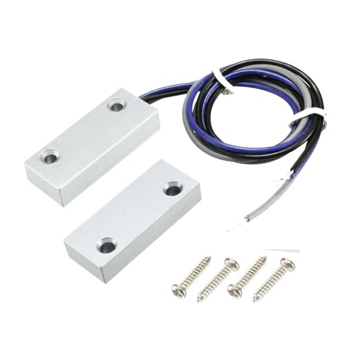 Gebildet Rolling Door Contact Magnetic Reed Switch Alarm with 3 Wires for N.O./N.C. Applications MC-51