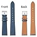 WOUKUP Quick Release Leather Watch Band Top Grain Leather Watch Strap Replacement Bracelet 18mm 20mm 22mm For Men and Women