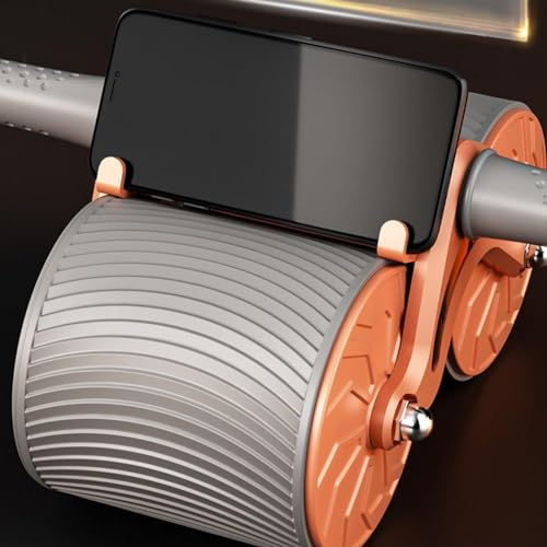 Ab Roller Wheel Automatic Return Abdominal Wheel Home Gym Strength Training(Abdominal Wheel), Orange 8 41OD7645VeL