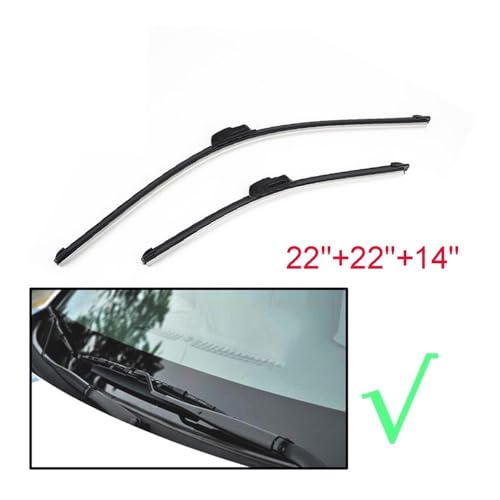 Balais d'essuie-glace 206 Hatchback sans traces pour pluie intense - 2