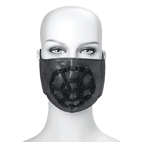 Máscara de calavera steampunk gótica Cosplay Halloween Prop Máscara de polvo Cover