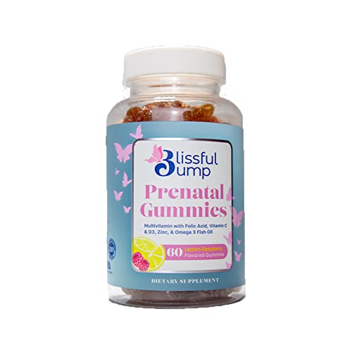Buy The Blissful Bump Prenatal Multi Vitamin Gummies with Folic Acid and DHA Online at Lowest