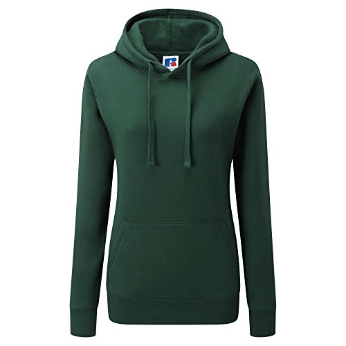 Russell Womens Premium Authentic Hoodie (3-Layer Fabric) (XS) (Bottle Green)