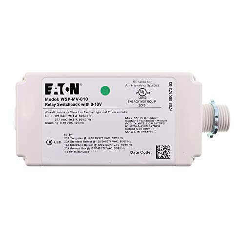 Interrupteur relais Eaton WSP-MV-010 gradation 0-10V 20A pour gestion d'éclairage