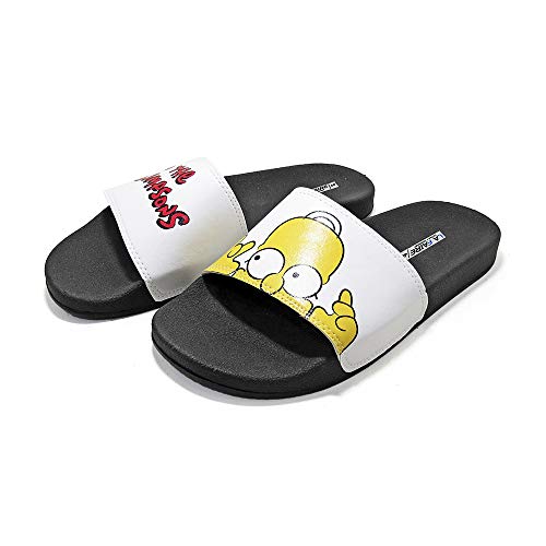 Chinelo Slide Simpsons La Faire (33/34, Sola Preta)