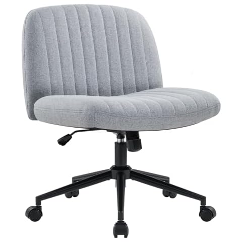 IWMH Armless Office Chair, Desk Chair Cover