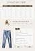 EVALESS Jeans for Women Trendy 2025 Casual High Waisted Ripped Stretchy Frayed Hem Ankle Length Denim Pants Size 10