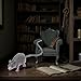 WaigN Plastic Halloween Rat, Realistic Fake Mouse for Party Decorations, Creepy Prank Props, Spooky April Fool's Day Trick, Lifelike Mice Figures for Party and Haunted House Decor, Decorations (Grey)