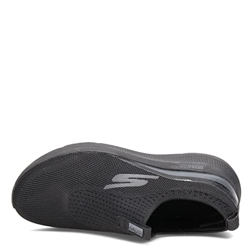 Skechers Women's GO Run Elevate - HOT Streak, Black, 7.5 Wide