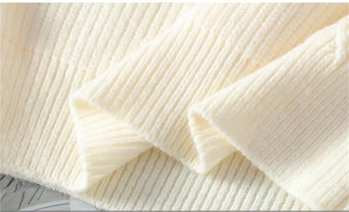 Men's Classic Striped Sweater Loose Fit Winter Warm Pullover Soft Casual Crewneck Knit Sweater 6