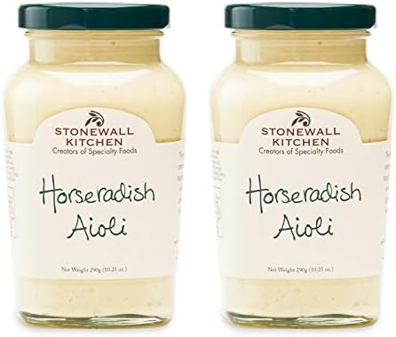 Amazon.com : Stonewall Kitchen Horseradish Aioli, 10.25 Ounces (Pack of ...