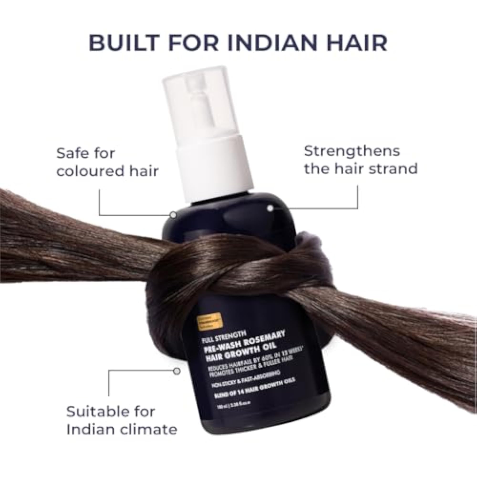 Full Strength Hair Growth Oil with Rosemary & Onion