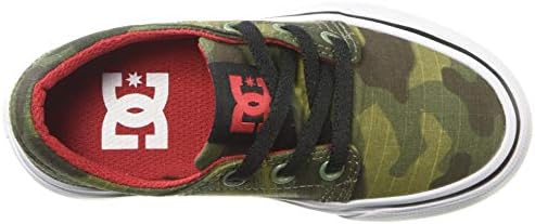 DC Unisex-Child Trase TX SE Skate Shoe, camo, 10.5M M US Big Kid | Image 4