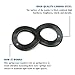 M8 Metric Wave Spring Washer,Carbon Steel Spring Wave Washer Gasket,Wave Spring Washers with Black Oxidized Finish for Screw Bolt(100Pcs)