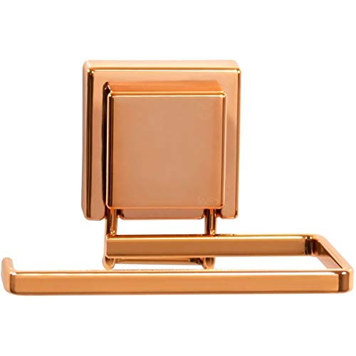 Papeleira Fixação Ventosa Banheiro Lavabo Rosé Gold Premier