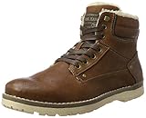  MUSTANG Herren Schnür-Boot Klassische Stiefel, Braun (Kastanie 301), 45 EU