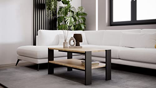 Table d'appoint ANGI compacte pour optimiser l'espace de rangement du salon - 2
