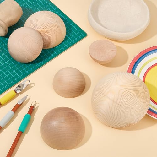 Outil en céramique en bois demi-rond pour éviter les bols déformés - 5