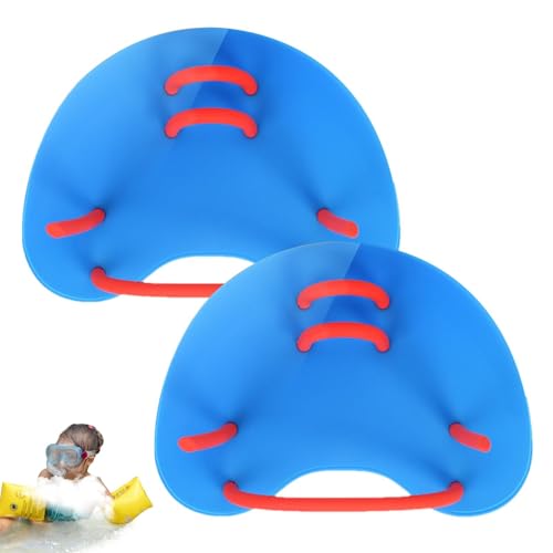 Paletas de mano de natación, aletas de mano para piscina con correas ajustables, paletas de mano de entrenamiento de natación con correas ajustables, aletas de mano de piscina para mejorar la