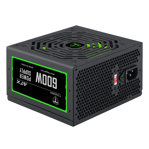 Fonte de Alimentação Gamer 600w Real T-DAGGER T-TPS202