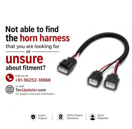 Image of Dual Horn Wiring Splitter - OEM Connector for Hyundai Kia INFAC Horns (Post-2019)
