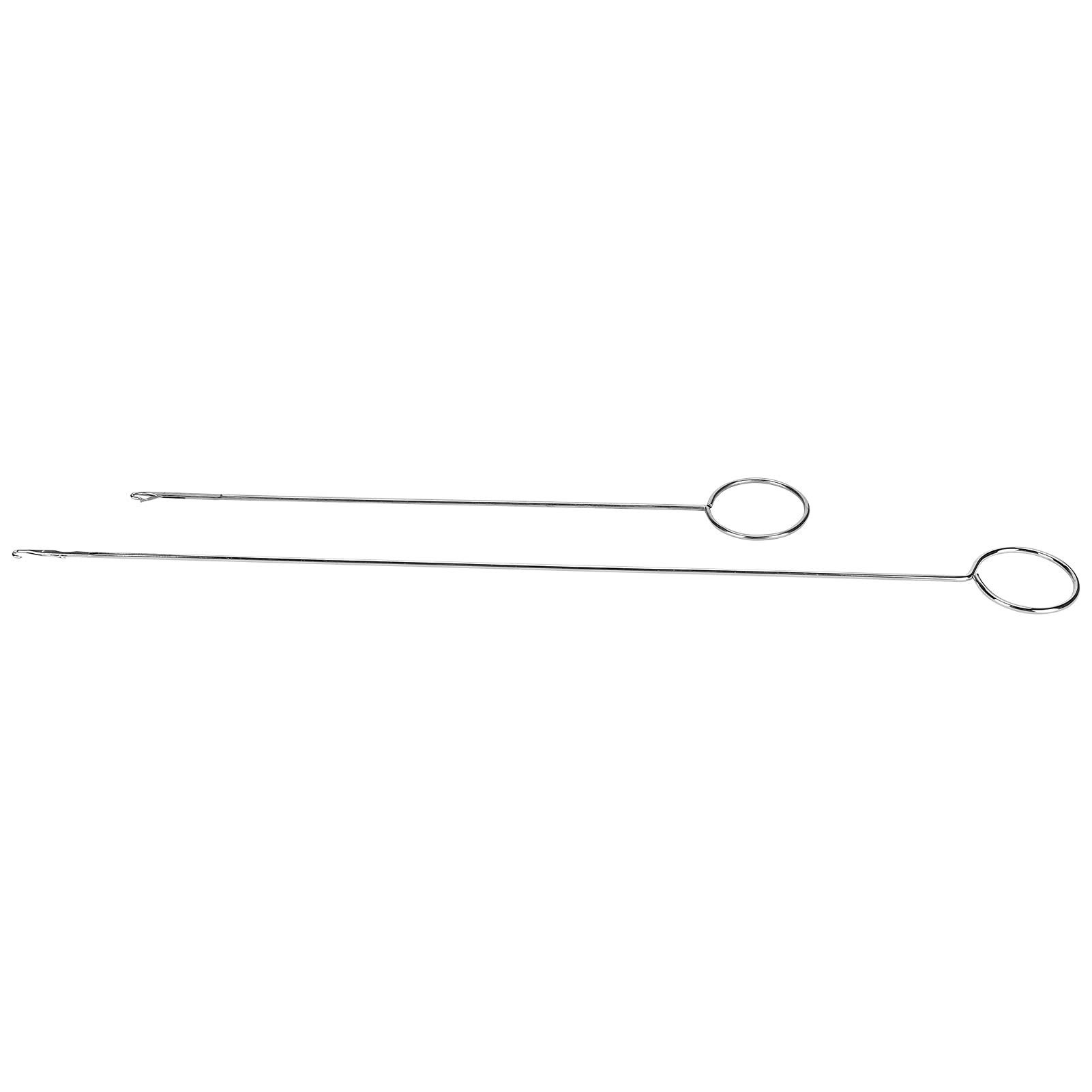 Crochet Tools, Fabric Turner Tool 2pcs Sewing Loop Turner Long Loop Turner Tool Needle Hook Large and Small Loop Turner Loop Turner For Beads Home Sewing DIY Knitting Accessories