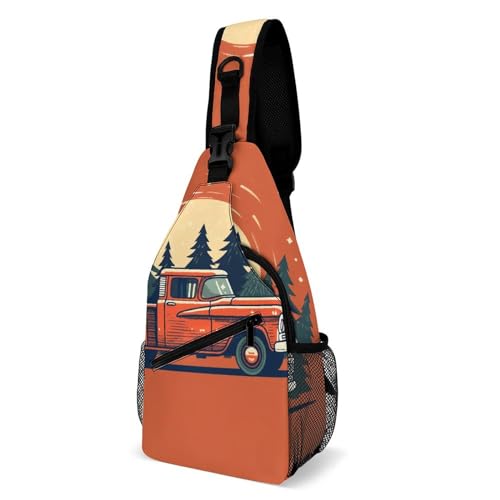 Bolso bandolera casual para hombro y pecho deportivo